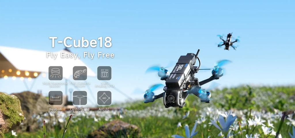 Mini FPV Quadcopter 2S HD O4 Drone | Compact Aerial Precision Tidesmit