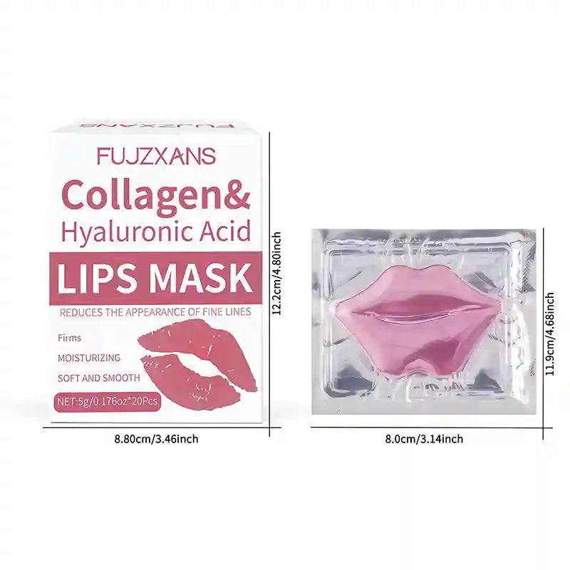Pink Lip Masks for Hydration and Smooth Skin – 20 Pack Tidesmit Lip Care Tidesmit