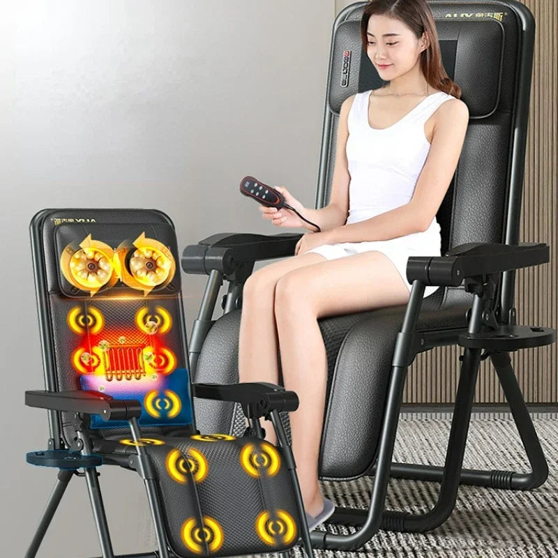 Folding Full Body Massage Chair with Heat Therapy and Lumbar Support Massage Chairs Tidesmit