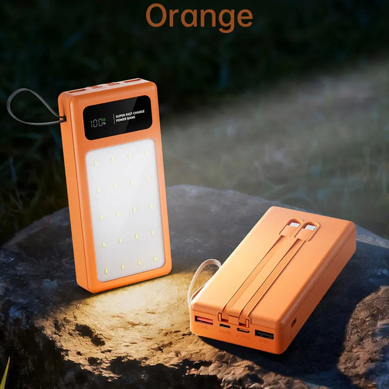 Tidesmit High Capacity Portable Power Bank with LED Camping Light Tidesmit