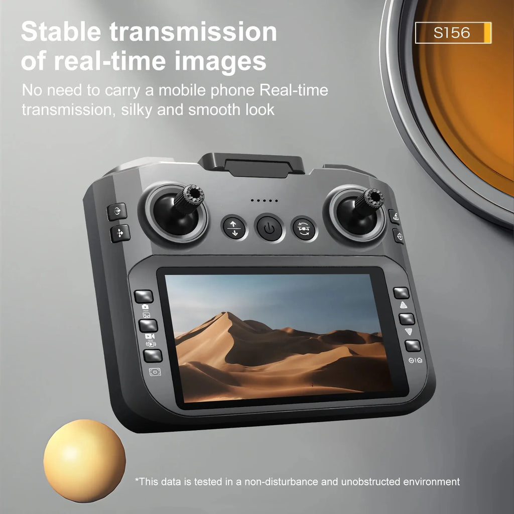 4K Camera Drone with Dual Lens and Brushless Motor - S156 Foldable Tidesmit