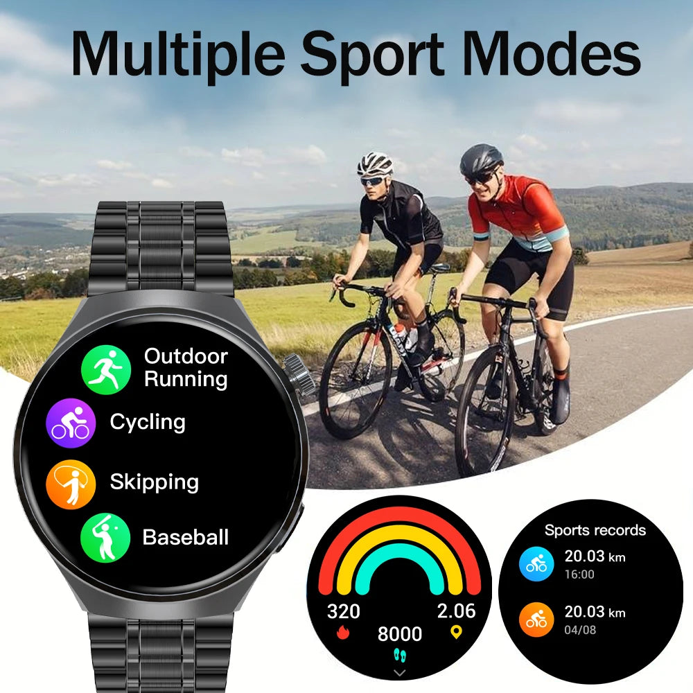 SENBONO Men's Smart Watch Heart Rate Blood Oxygen Monitor Bluetooth Call Multiple Sport Modes Voice Assistant Smartwatch for Men