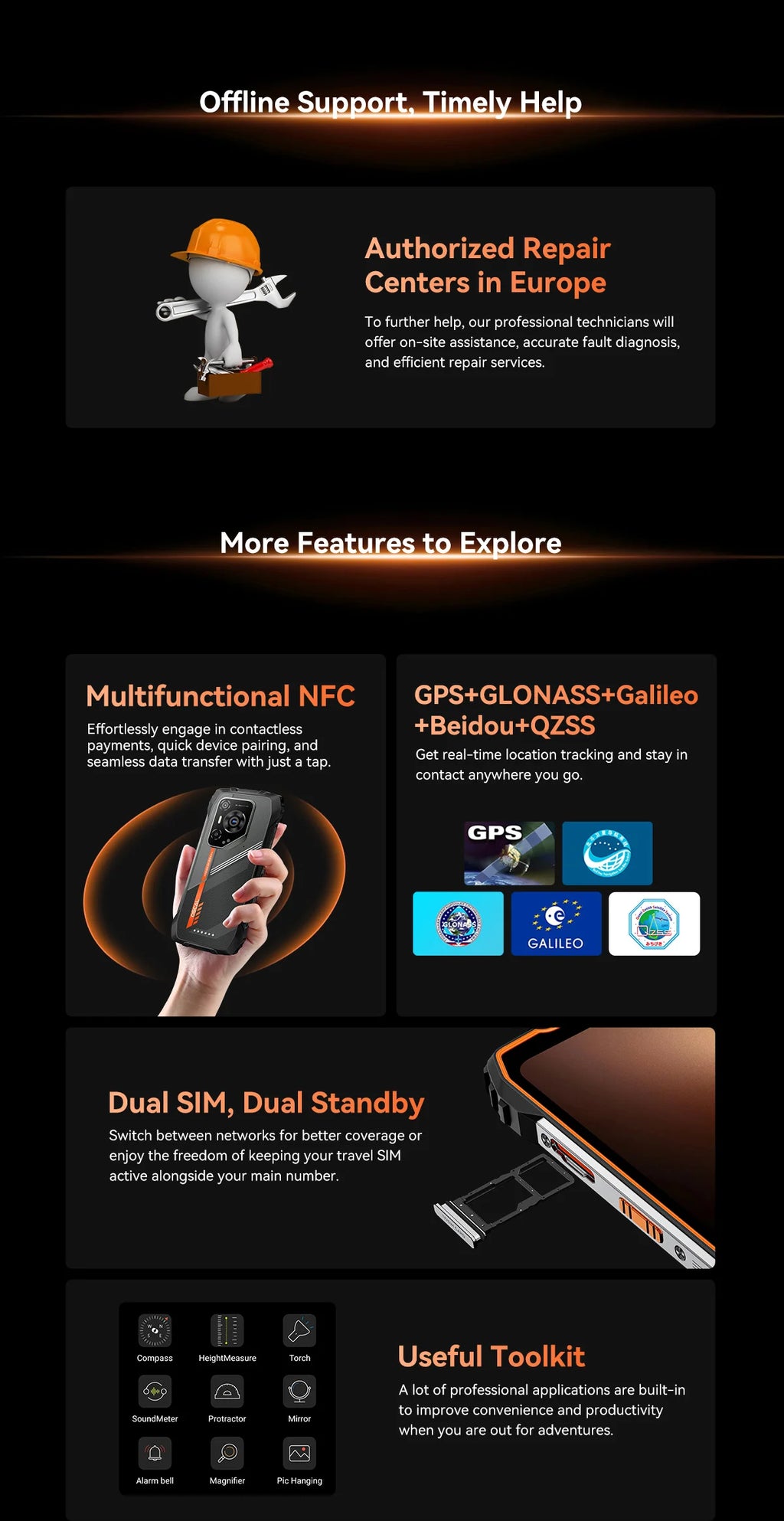 Blackview OSCAL PILOT 3 5G AI Rugged Smartphone MTK 6300, 6.78" 2.4K Display 120Hz, 12GB 256GB, 7500Amh Battery Phone,Android15