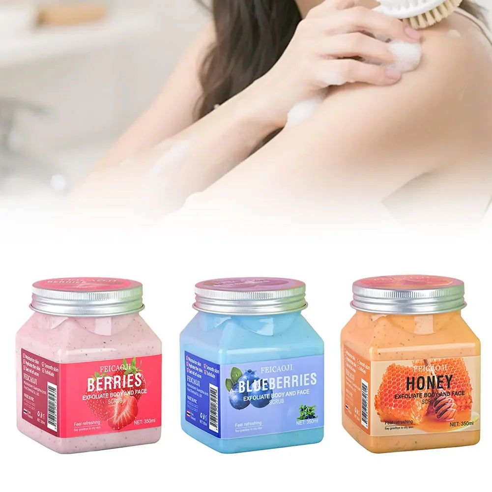Exfoliating Body Scrub 350ml | Deep Cleansing Hydrating Gel by Tidesmit Scrubs Treatments Tidesmit