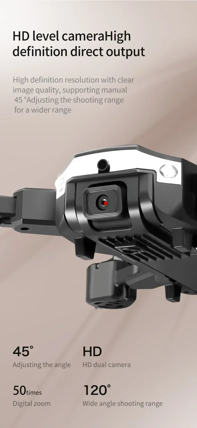 8K GPS Camera Drone Foldable Quadcopter with Obstacle Avoidance Tidesmit