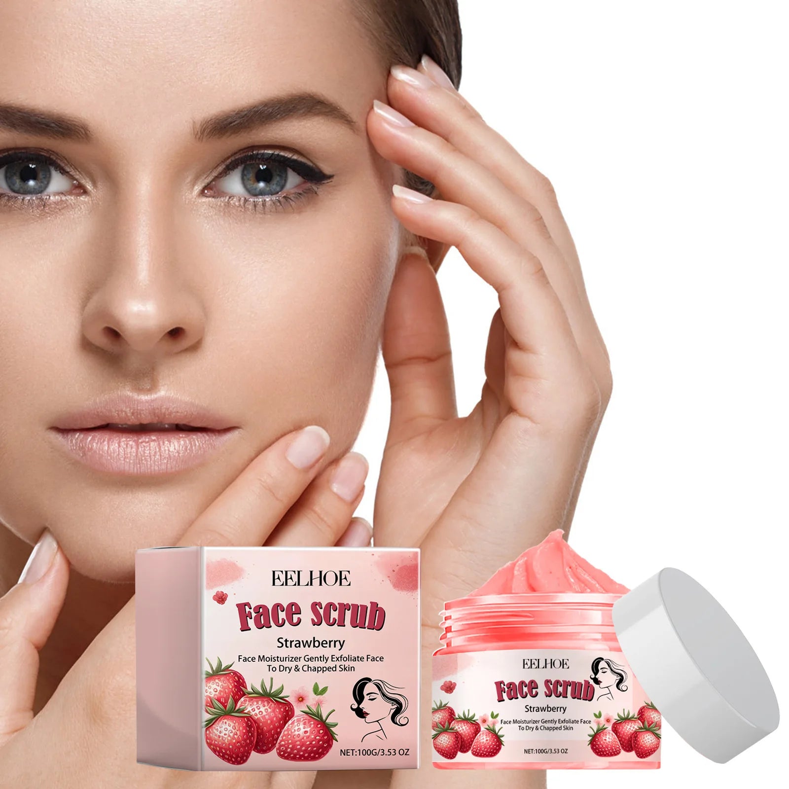 Facial Scrub for Dead Skin Removal - Salon-Quality Pore Tightening Exfoliator Scrubs Treatments Tidesmit