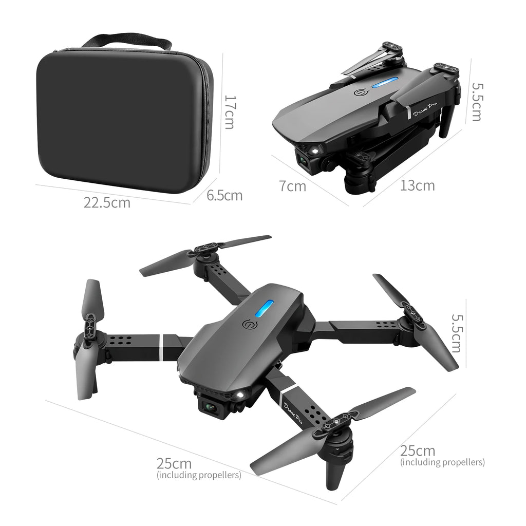 4K Camera Drone Foldable Quadcopter - Beginner-Friendly Tech Tidesmit