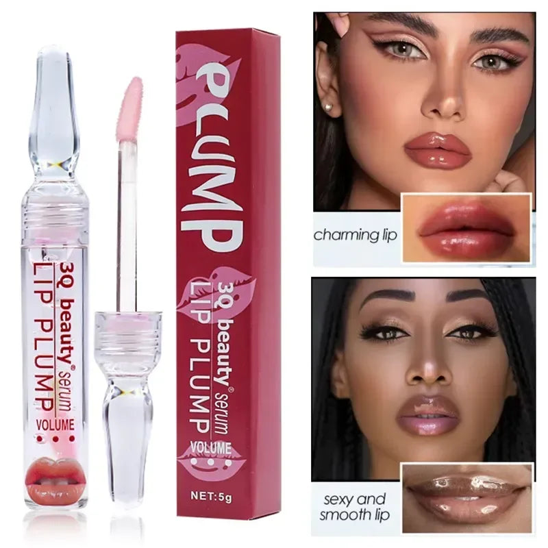Lip Plumper Oil – Instant Volumizing Collagen Serum by Tidesmit Lip Care Tidesmit