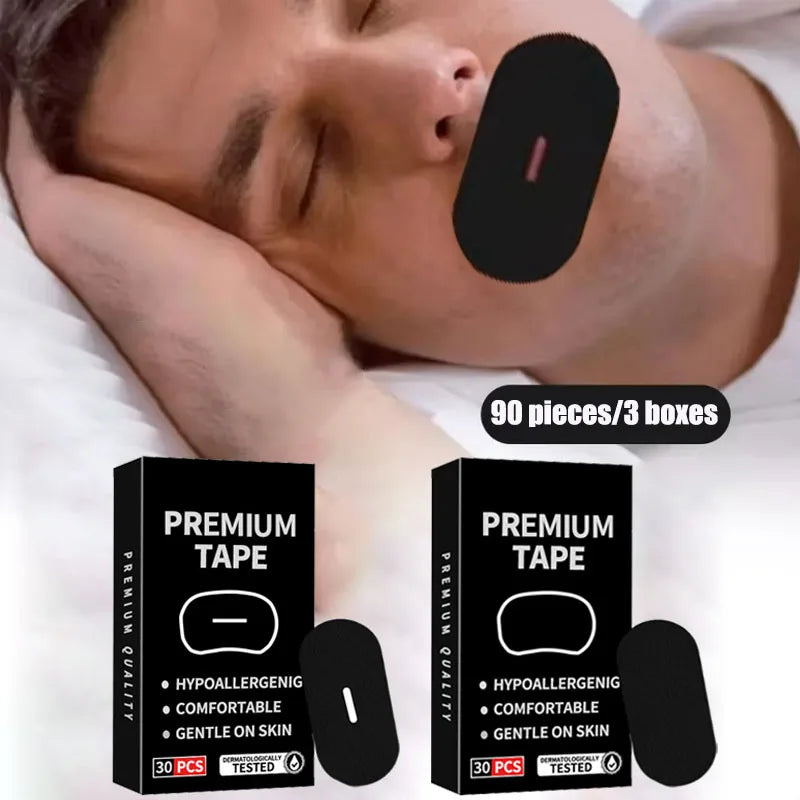 30/60/90 Pcs Anti-Snoring Relief Mouth Tape Sleeping Strips Keep Mouth Closed Improve Sleeping Quality Snoring Relief Sleep Aid