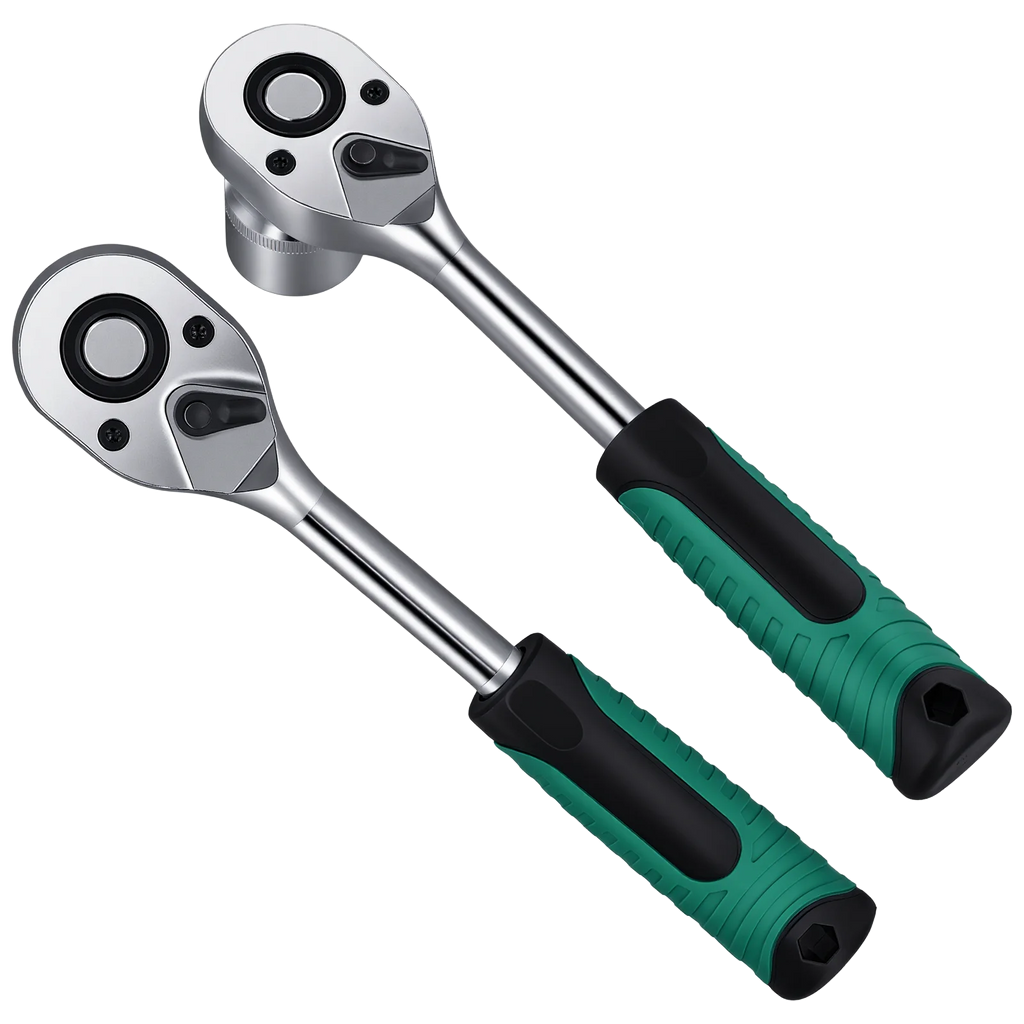 Podofo 216 Piece Mechanic Tool Set, 1/4" 3/8" 1/2" Socket Wrench Sets with 24-Tooth Ratchet Wrench, for Automotive Motorcycle Repair & Household