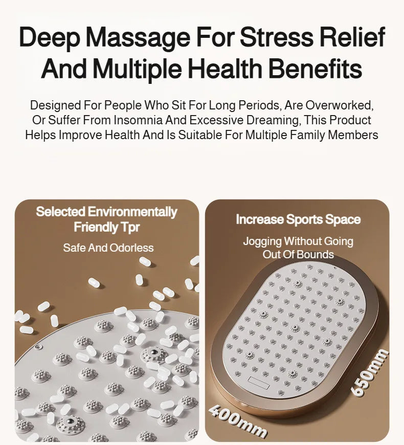 Multifunctional Liquid Silicone Foot Massage Pad Foot Acupoint Finger Pressure Board Indoor Jogging Magnetic Shiatsu Yoga Mat