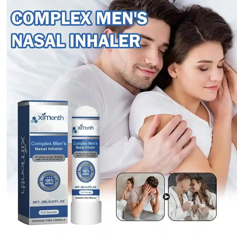 Men's Nasal Sniffing Stick - Energizing Aromatherapy & Lip Care Lip Care Tidesmit