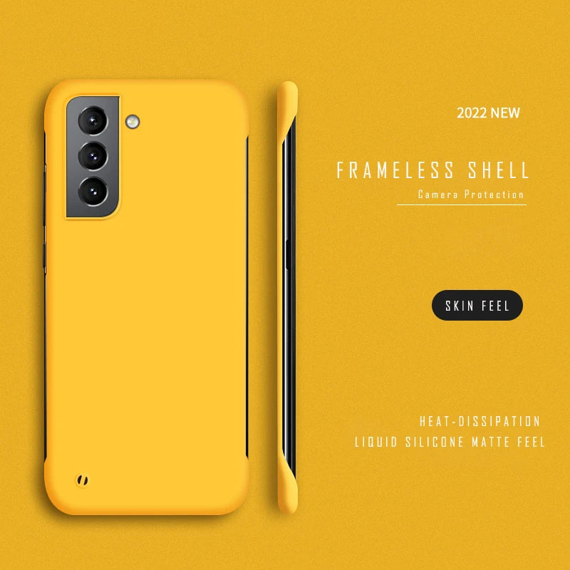 Samsung Galaxy S23 Slim Hard Frameless Case - Matte Shock-Absorbing Cover Tidesmit