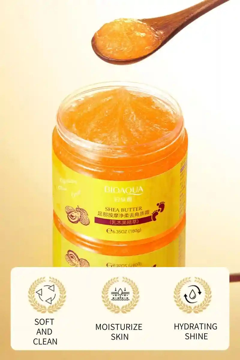 Foot Massage Exfoliating Cream - 180g Smoothing Orange Scrub Treatment Scrubs Treatments Tidesmit