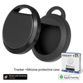 Dual System Smart Tracker for Google/Apple Find My Smart Activity Trackers+Silicone Case Android/IOS Find My Bluetooth Device