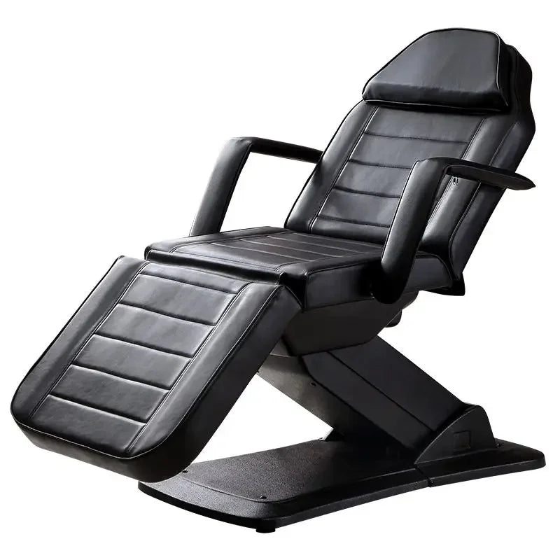 Electric Massage Bed with 3 Motors - Professional Salon Beauty Table Massage Chairs black Tidesmit