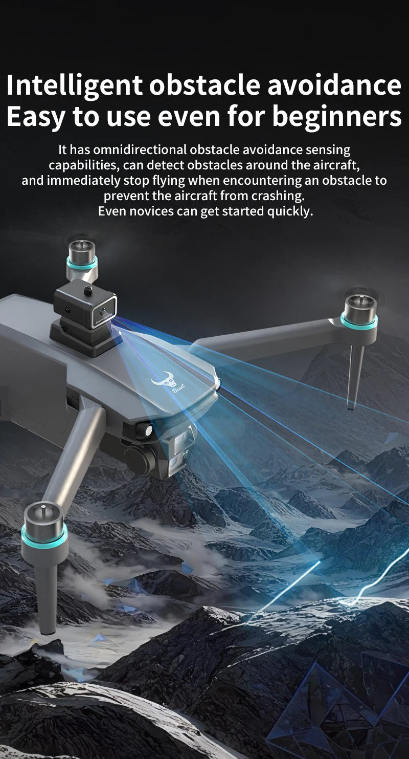 8K GPS Camera Drone with EIS Stabilization and Brushless Motor Tidesmit