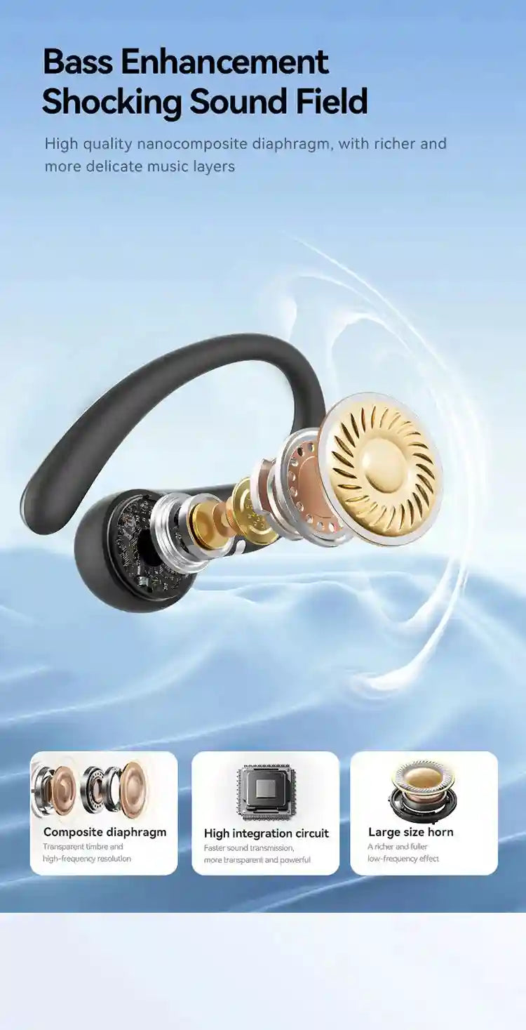 Wireless Over-Ear Headphones with Active Noise Cancellation - Gray/Black/Purple Tidesmit