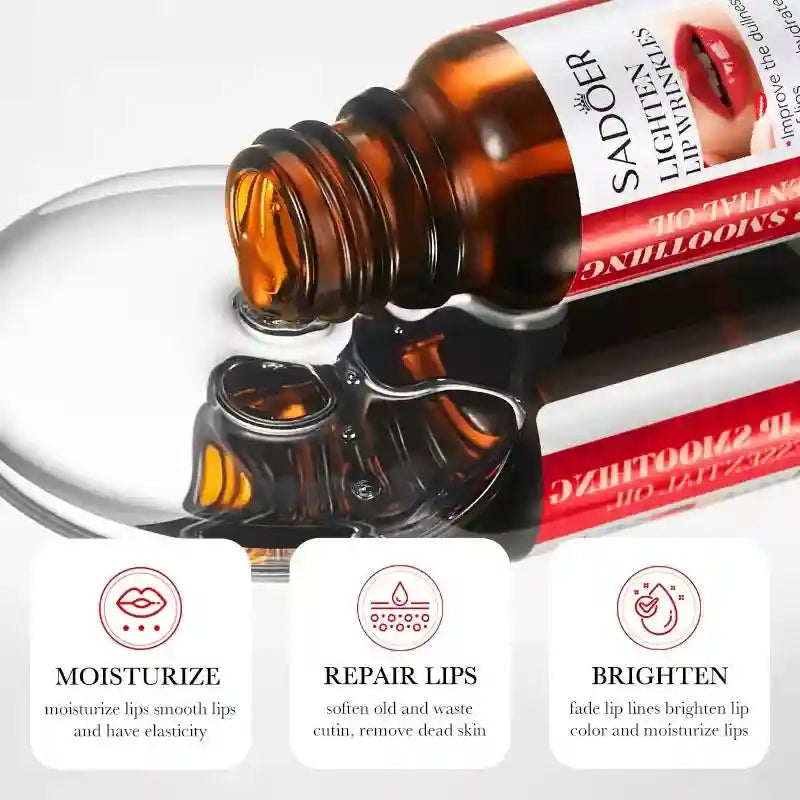 Lip Plumping Serum with Hyaluronic Acid - Hydrating Lip Care Treatment Lip Care Tidesmit