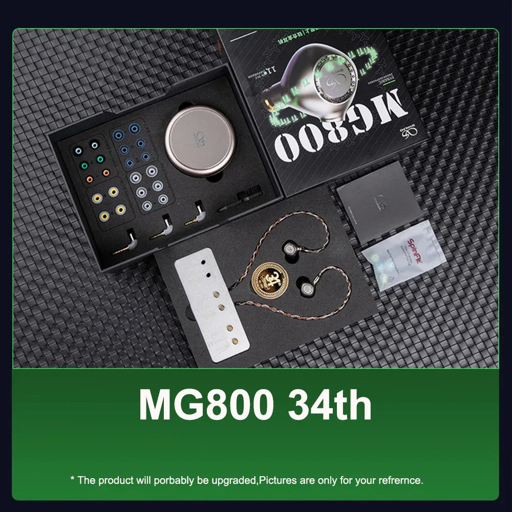 Shanling MG800 In-Ear Monitors | Dual Dynamic Drivers | Tidesmit Tidesmit