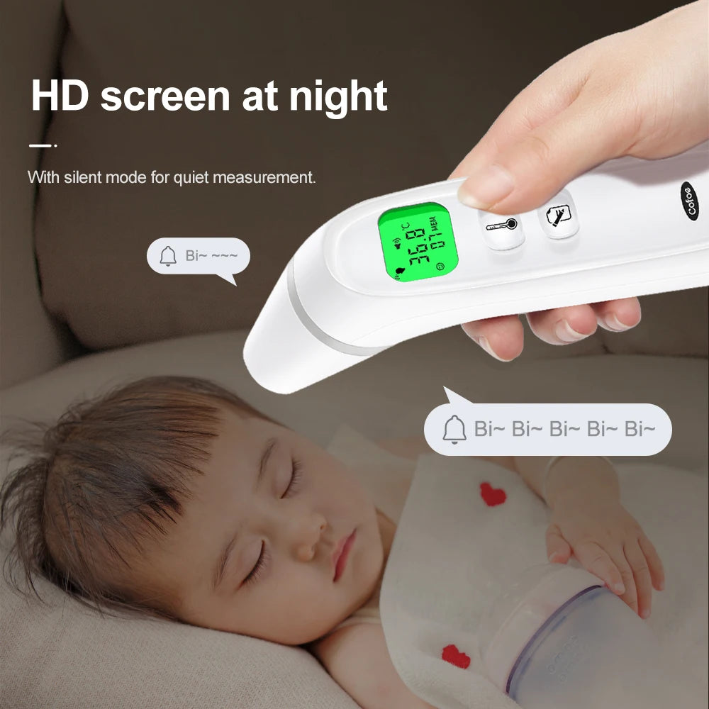 Cofoe Infrared Fever Thermometer Medical Household Digital LCD Infant Adult Non-contact Body Temperature Ear Thermometer