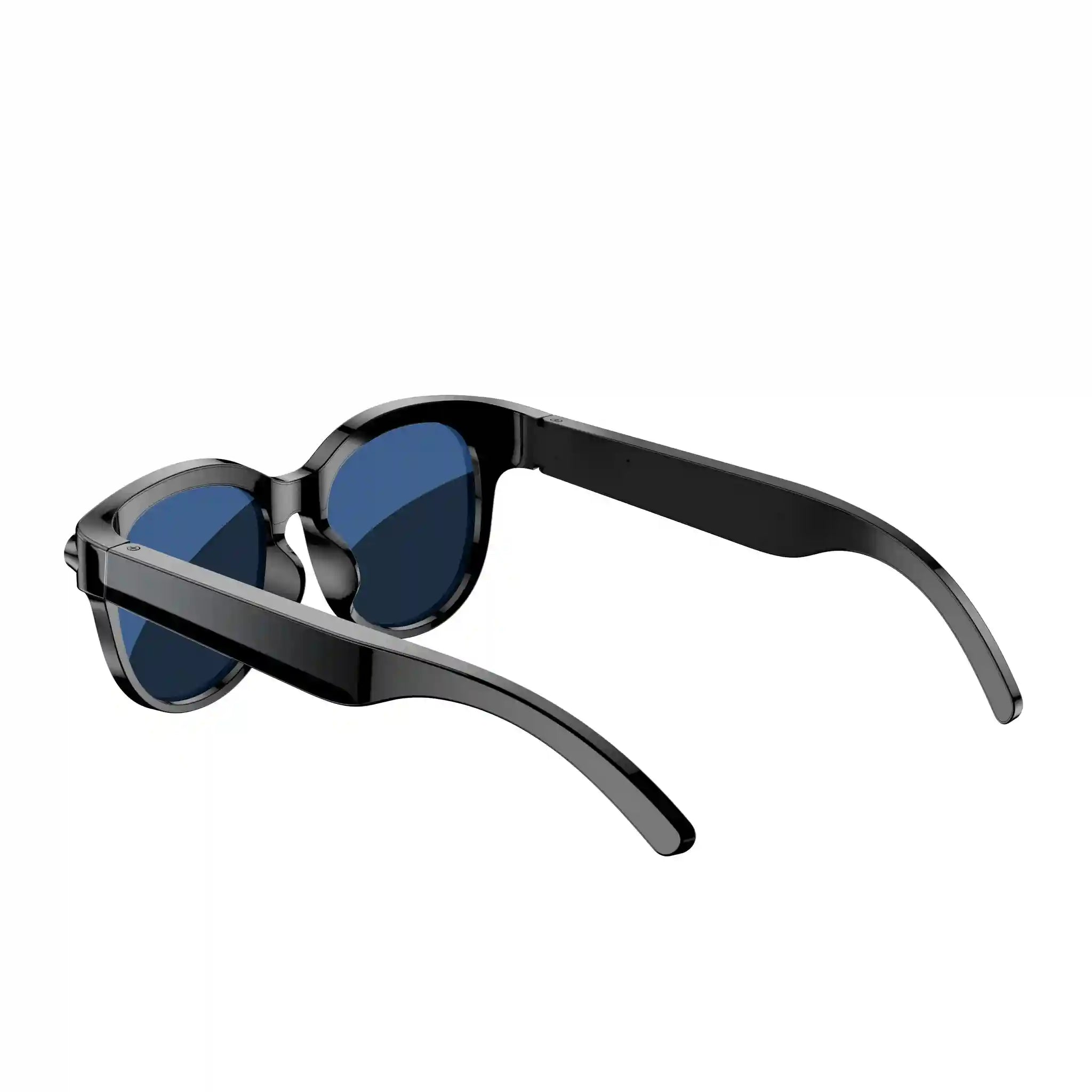 AI Smart Glasses with Real-Time Translation & HD Video Camera - White Blue Tidesmit