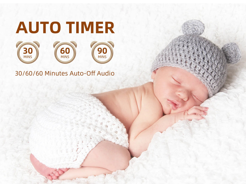 Baby White Noise Machine, USB Portable Mini Sleep Device 20 Soothing Sounds, Help Newborn Fall Asleep In 3 Mins For Crib Travel