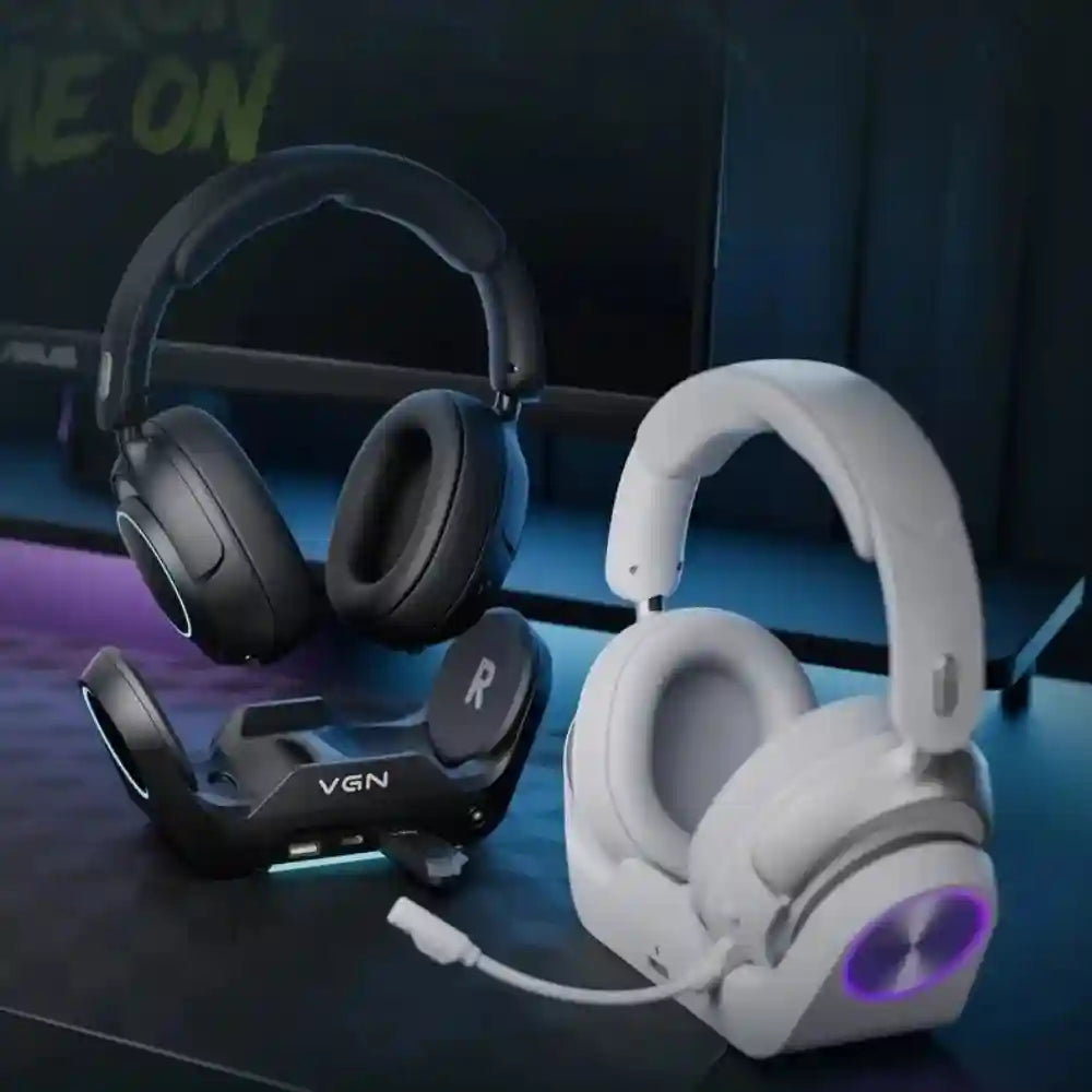 Wireless Gaming Headset with Active Noise Cancellation & Low Latency Tidesmit