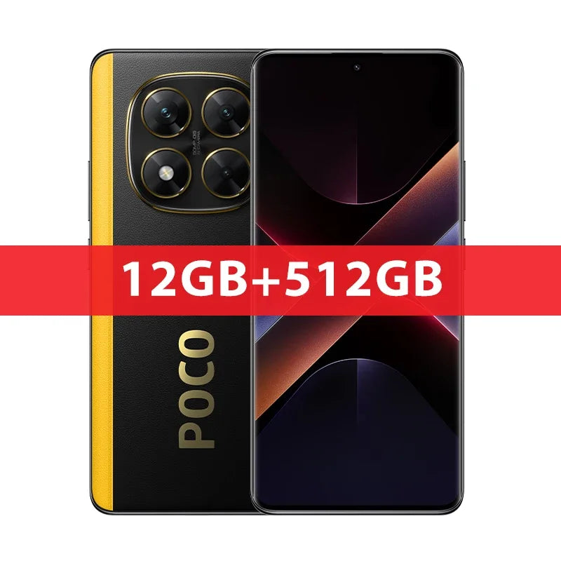 【Brand+】POCO X7 Smartphone Dimensity 7300-Ultra 6.67"120Hz AMOLED Display 45W 5110mAh 50MP Camera IP68 Xiaomi HyperOS NFC