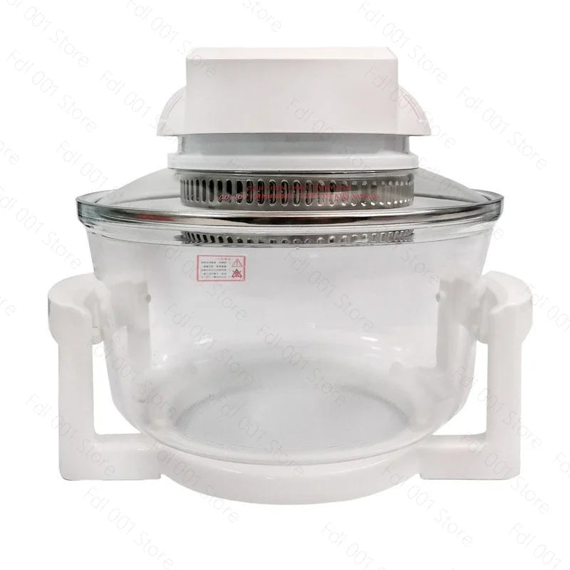 Glass Air fryer Light wave furnace Large capacity household visual fries machine accessories Oven multi-function