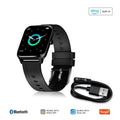 MOES Smart Watch Alexa Built-in Fitness Tracker Heart Rate and Two Dial Styles Blood Oxygen Monitor, IP68 Waterproof Touchscreen