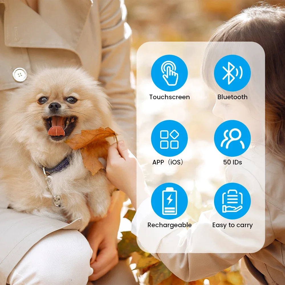 Portable Pet Blood Pressure Monitor with 4.3 Inch IPS Display and Touch Screen for Veterinary Use NIBP Tension Meter