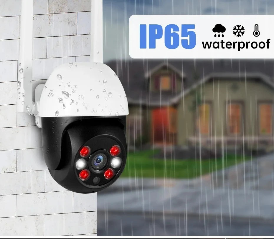 5MP TUYA PTZ WiFi IP Wireless Camera Outdoor Home Security Auto Tracking Monitoring Waterproof Video Surveillance Smart Life