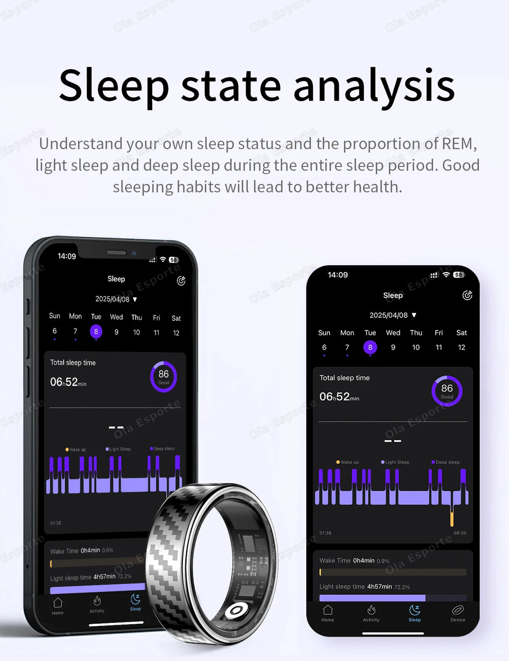 Newest Smart Ring Call Message Notification Hand Gestures Control Health Monitoring IP68 5ATM Waterproof Ring Men Women 2025 New