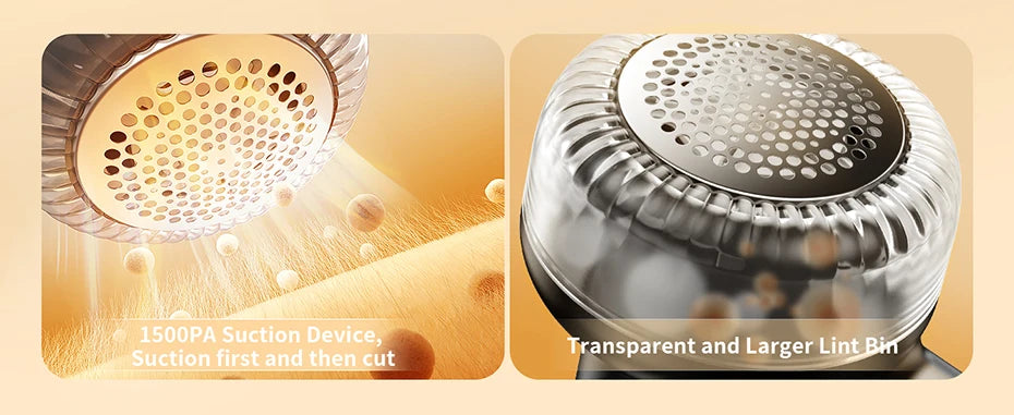 Tidesmit coldSky electric lint remover showing intelligent digital display and charging port feature, 9th view.