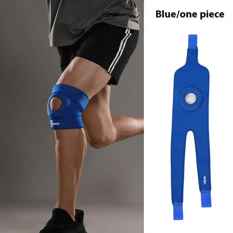 VBOSI Adjustable Open Patella Knee Support Brace Anti-slip Knee Pad for Arthritis Pain Relief Sports Fitness Running