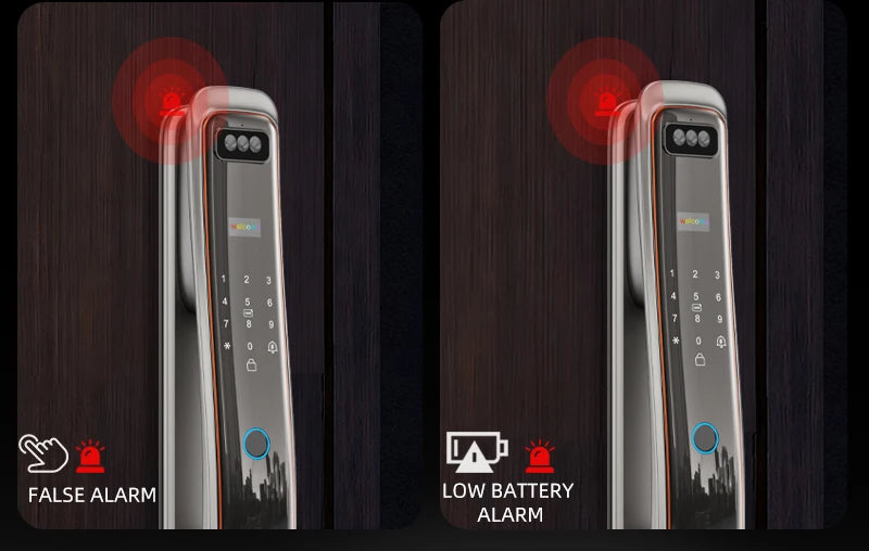 Wifi Wishome APP Face Recognition Smart Door Lock With Camera   Digital Door Lock Automatic Door Lock