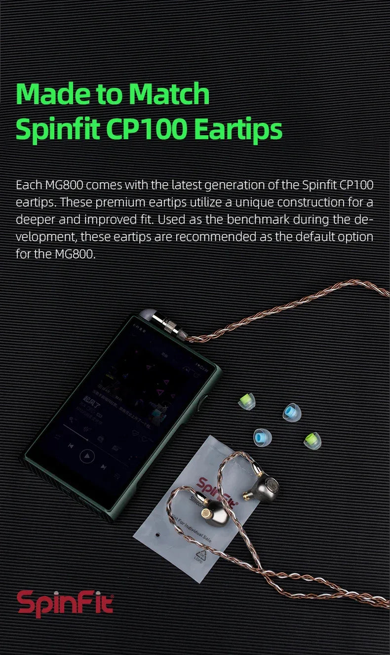 Shanling MG800 In-Ear Monitors | Dual Dynamic Drivers | Tidesmit Tidesmit