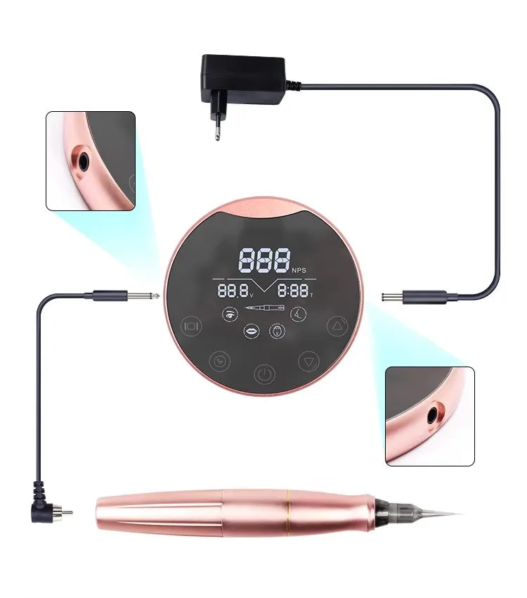 P90 Digital Permanent Makeup Machine Kit | Professional PMU Device Permanent Makeup Machines Tidesmit