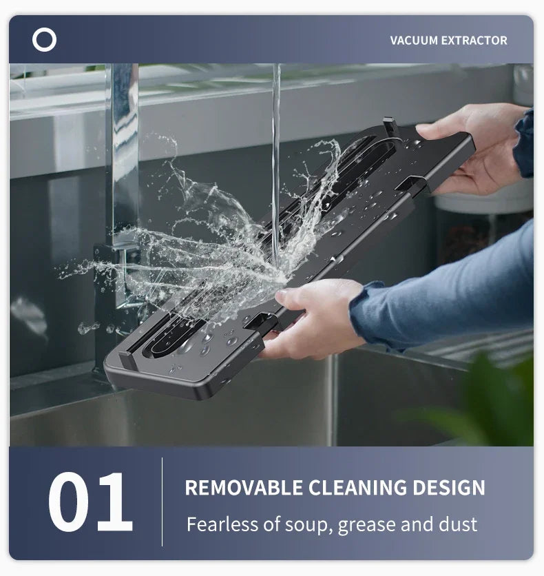 Electric Vacuum Sealer Built-in Cutter Kitchen Food Storage Seal Touch Button Dry/Wet Food Sealing Vacuum Packaging Machine