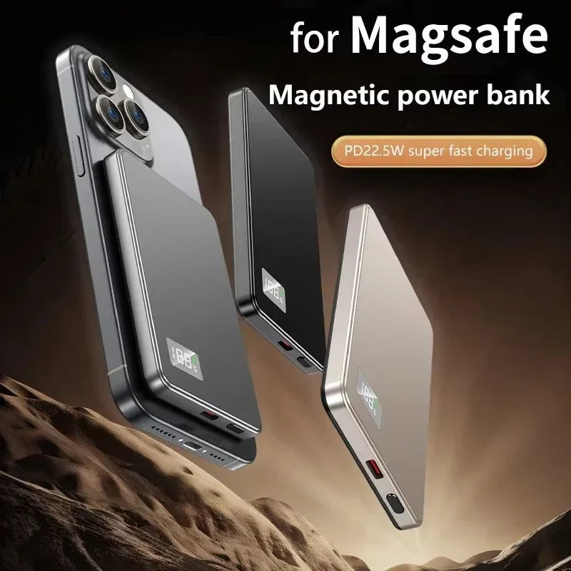 Tidesmit Magnetic Fast Charging Power Bank 50000mAh PD Portable Charger Tidesmit