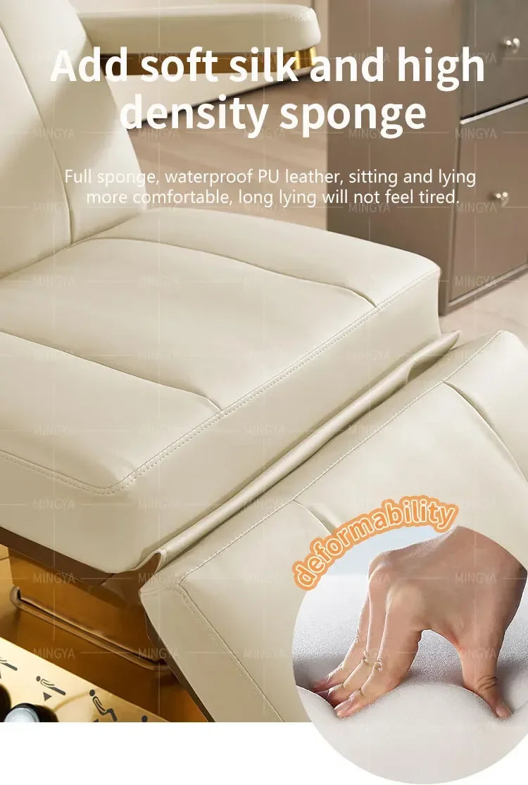 Electric Massage Beauty Bed – Adjustable Facial Chair with Heat Therapy Massage Chairs Tidesmit