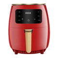 CBT 220V 1400W 6L Air Fryer European British Air Fryer Household Multi-function Smart Electric Fryer Digital Display Touch