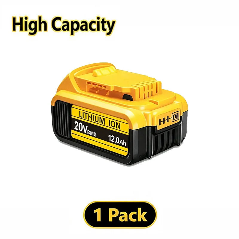 For DeWalt 18v 20V Lithium Ion Batteries 20V 12Ah DCB203 Li ion Battery Replacement DCB206 DCB205 DCB204 DCB200Power Tools
