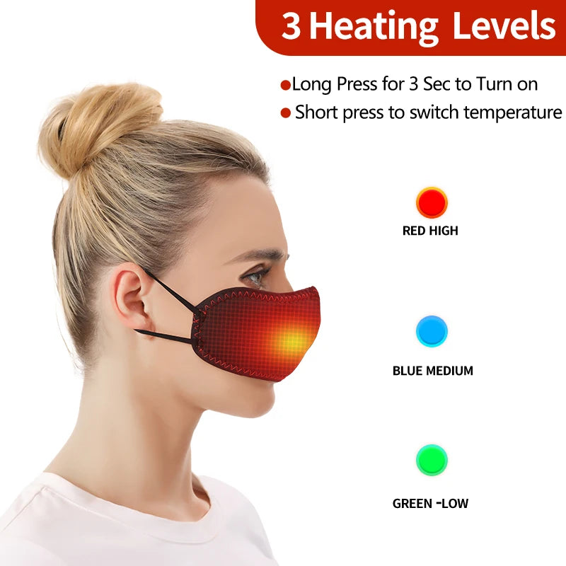 Electric Heating Nose Warmer | 3 Heat Levels for Muscle Relief Massage Cushion Tidesmit