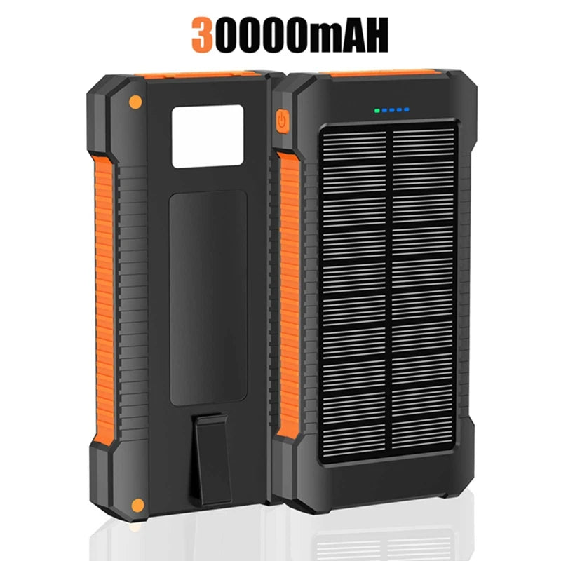 50000mAh Portable Charger - Waterproof High Capacity Power Bank Orange 30000mAh Tidesmit