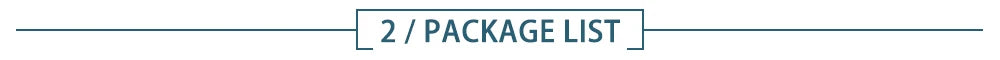 Package list section header graphic