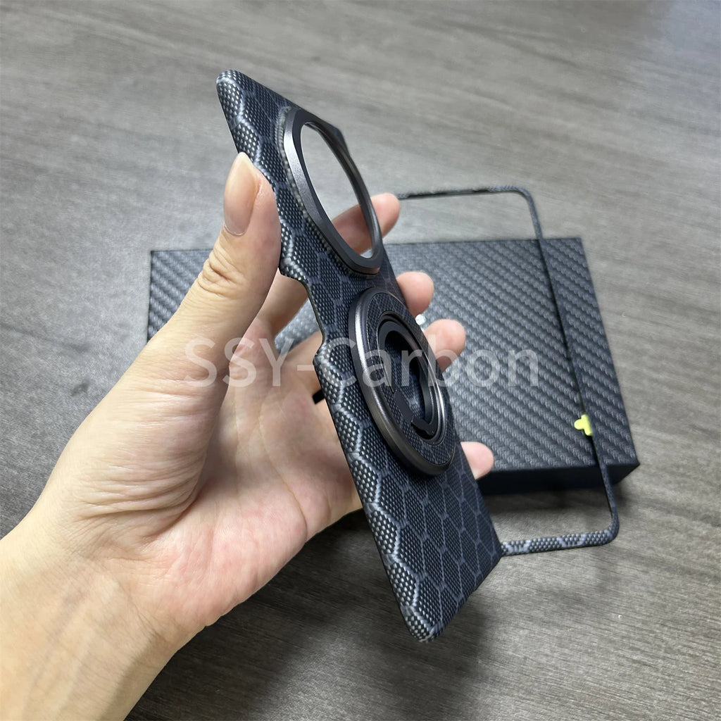 Honor Magic V3 Carbon Fiber Case | Slim Shock-Absorbing Magnetic Cover Tidesmit