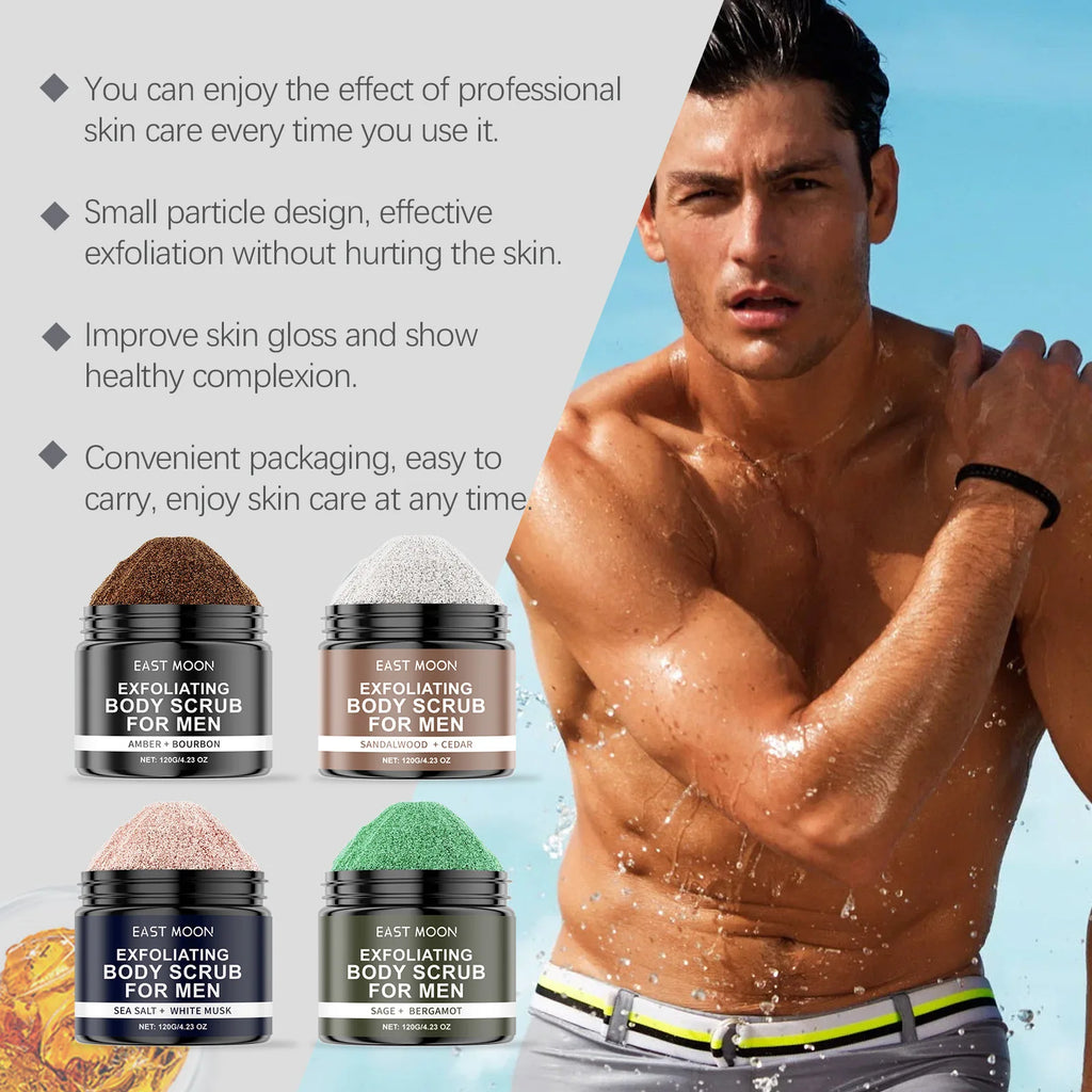 Sandalwood Body Scrub: Deep Moisturizing Exfoliant, 120g Scrubs Treatments Tidesmit