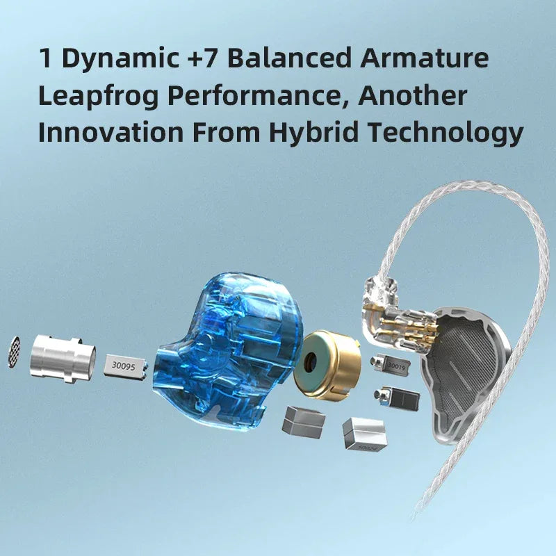 KZ ZAX 16-Driver Hybrid HiFi In-Ear Monitors by Tidesmit Tidesmit